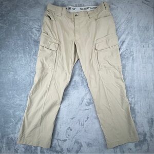 Duluth Flex Dry On The Fly Cargo Pants Men’s 40x30 Khaki Great Condition
